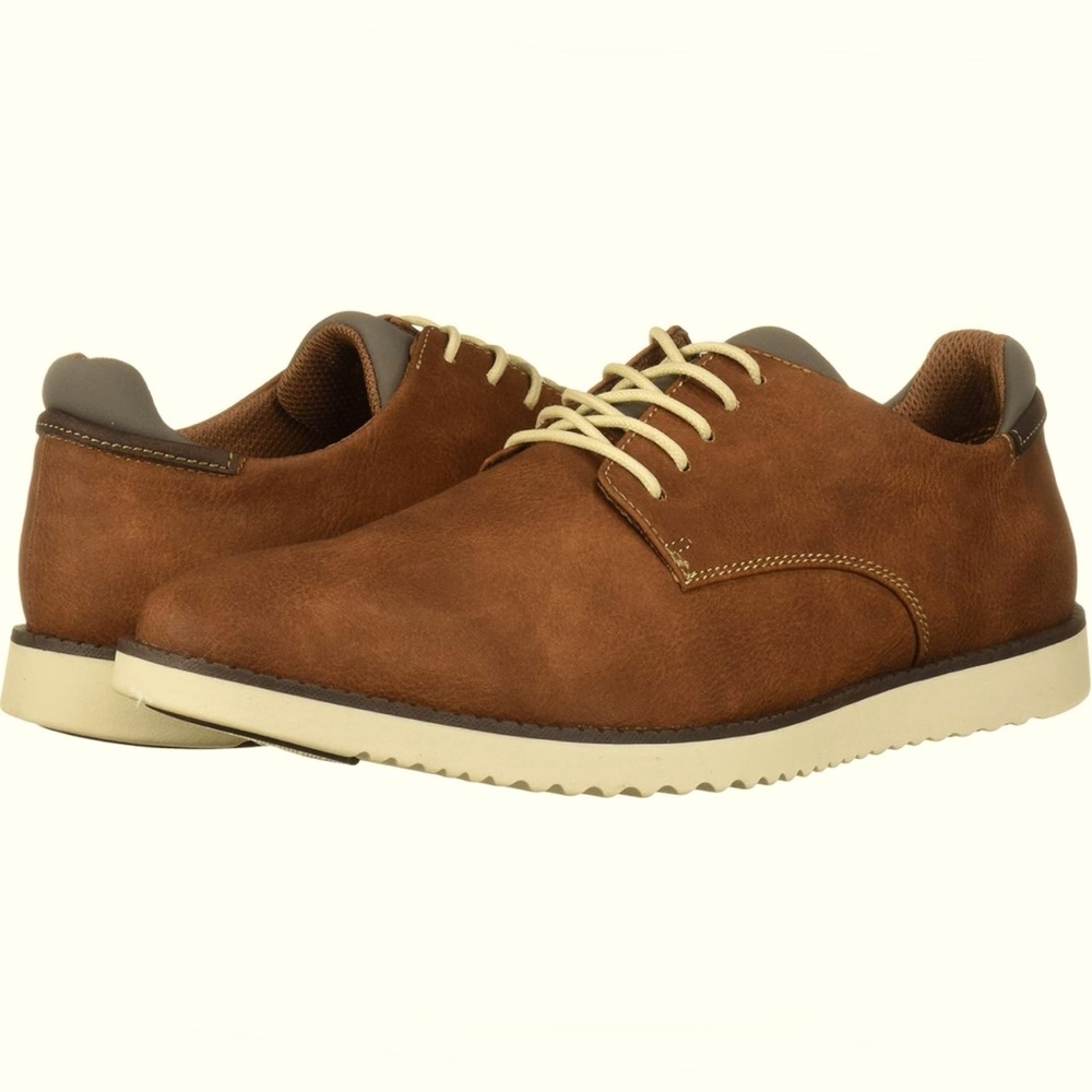 NEW Dr. Scholl's Men's Sync Oxford 10 Wide Dark Tan